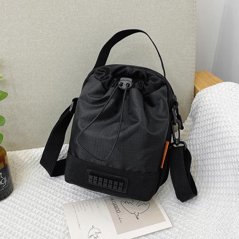 Summer Contrast Color Portable Kettle Small Bag Female Light Crossbody Mobile Phone Bag Multifunctional Water Cup Bag Male
