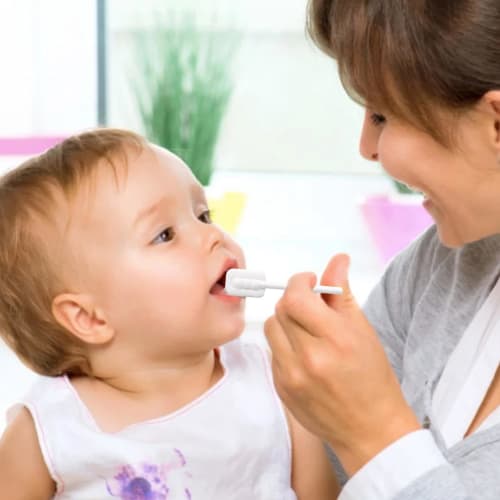 Kosesater Baby Mouthwash, Baby Oral Cleanser | 30 Oral Gauze Gum Cleaner Sticks - Comfortable and Flexible Tongue Cleaner for Babies and Children's Te