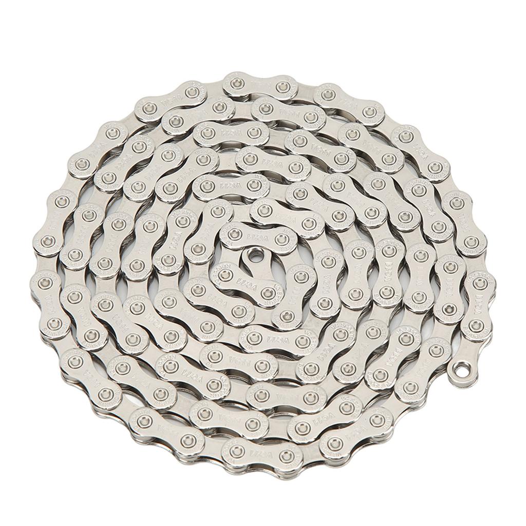 Bike Chain Silvery High Carbon Steel 11 Speed Mountain Road Bicycle Chain for VG SPORTS