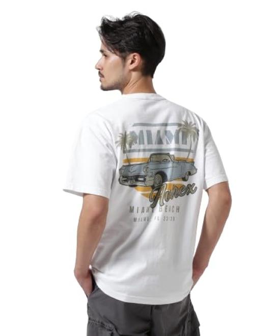 

Avirex Bikini County Size Men s T-Shirt, Miami, M, 030, White, 783-4134031