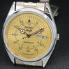 REFURBISHED SEIKO 5 AUTOMATIC 6309A VINTAGE JAPAN MENS GOLDEN WATCH a442288-1