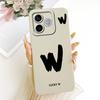 For Honor 600 Lite 5G Honor600 Lucky Initial Letter Phone Case For Honor 600 600Lite Soft Silicone Shockproof Cases Bumpers