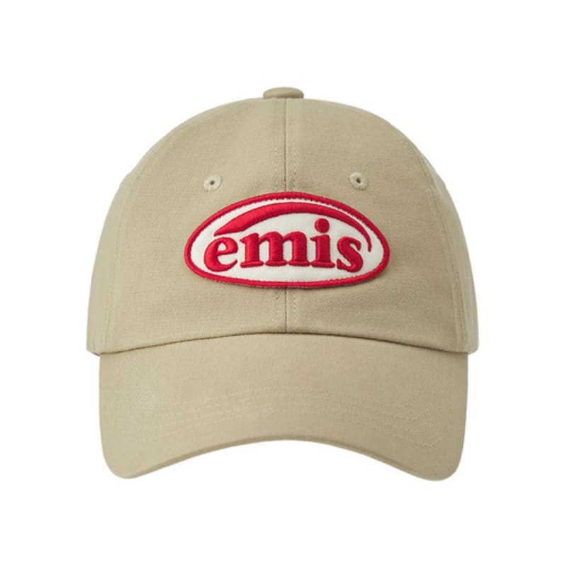 

EMIS FOOT PRINT Crest BALL CAP - BEIGE BEIGE