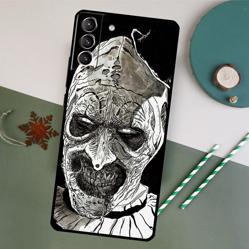 Custodia Telefono Terrifier Per Samsung Galaxy S26 S25 Ultra S20 S21 S22 S23 S24 S10 Plus S25 FE Cover Posteriore
