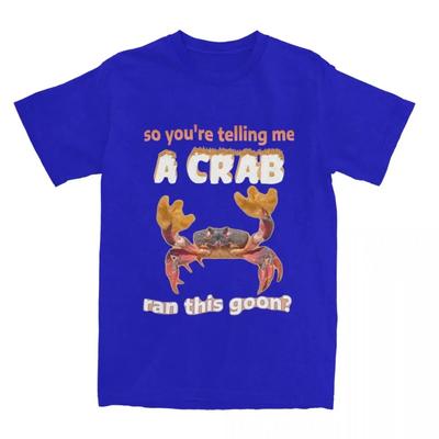 Grappige Crab Rangoon Meme Heren Dames T-shirt Grappige Humor Krabben Memes Kleding Vintage T-shirt T-shirt Kleding