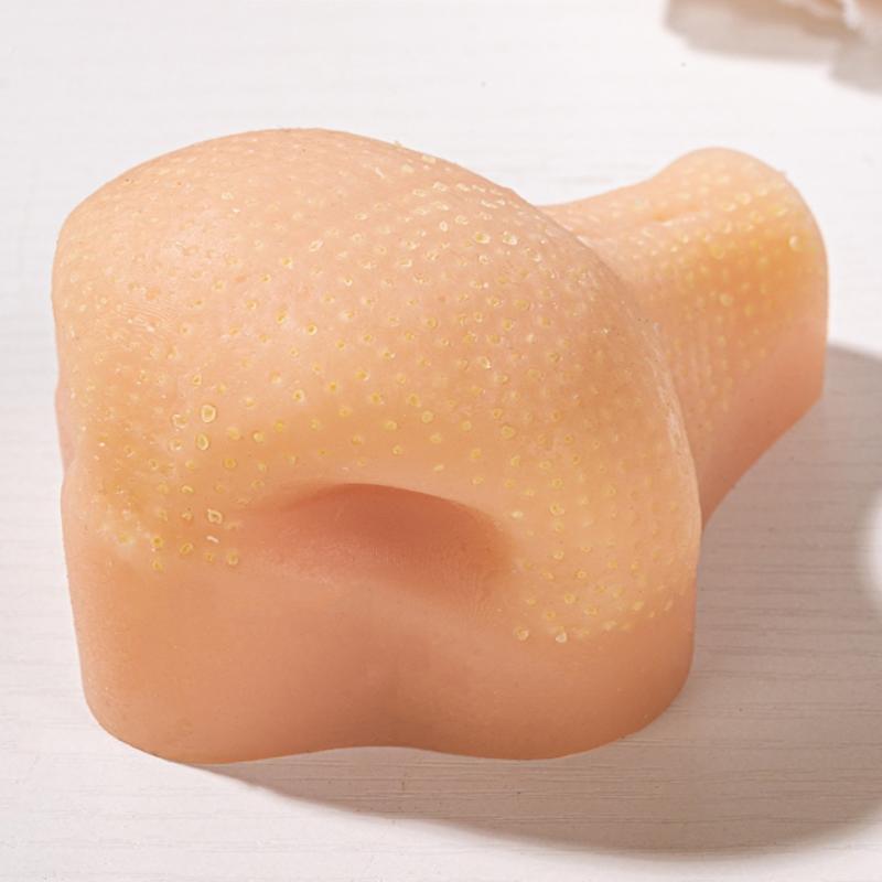 Pimple Toy Silicone Satisfying Pimple Pop Toy Reusable Stress Reliever Nose Game For Kids Boy Girls Adults Classroom Desk
