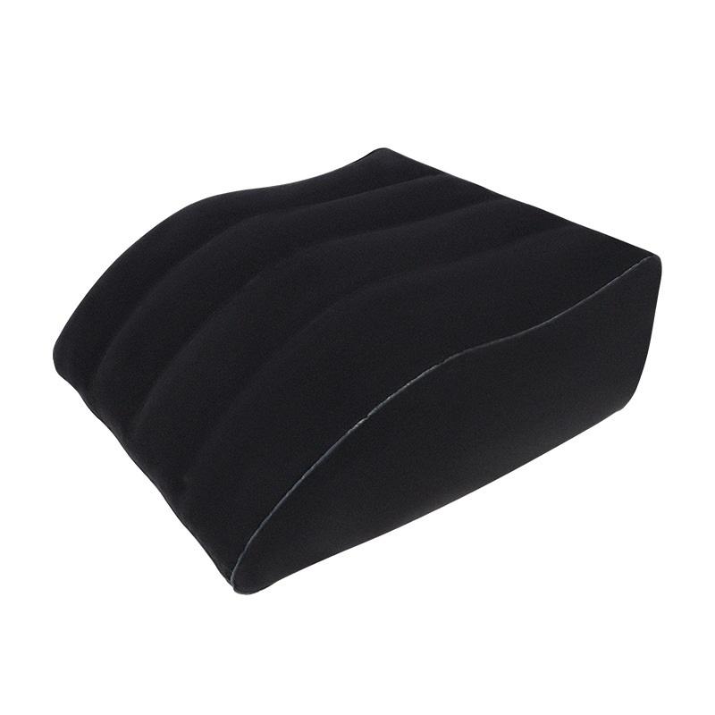 Inflatable Trapezoidal Leg Pillow Flocked Foot Pillow Inflatable Leg Cushion Knee Relaxation Leisure Inflatable Cushion