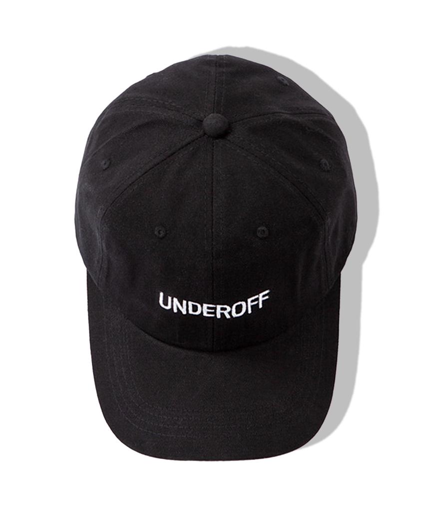UNDEROFF Main Logo Cotton Ball Cap Red