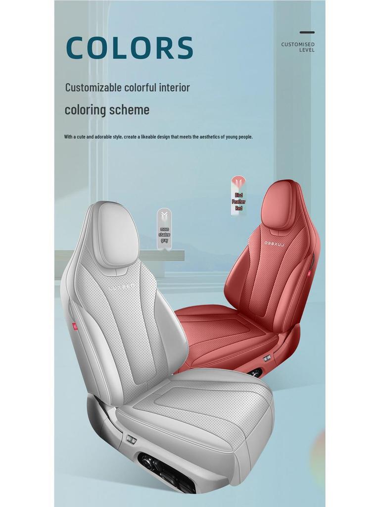 All-Leather Seat Cushion for ZEEKR S7 - Breathable, Full Coverage, Four Seasons Use
