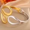 Feeling Oval Hollow Water Drop Opening Ing Cold Style Jewelry Bracelet