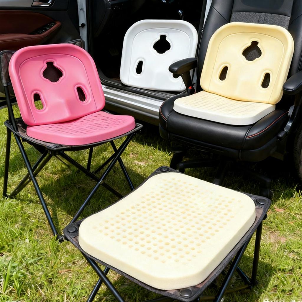 Ergonomic Memory Foam Chair Cushion Waterproof Soft Relief Pad Car/Office Cushion for Outdoor Beaches Camping Use