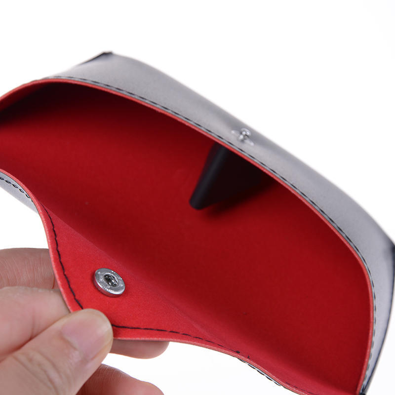 Durable Leather Glasses Case Sunglasses Eyeglasses Storage Holder Box Bag Cases