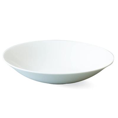NARUMI White Collection Soup Pasta Curry Deep Simple Microwaveable and Dishwasher Plate, 23cm, Plate, Plate, Plate, White, Stylish, Design, Safe,