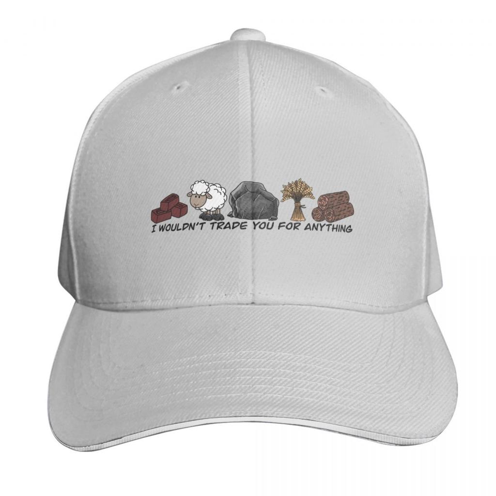 I Wouldnt Trade You for Anything Catan Baseball Cap black New In Hat Golf Hat Unisex Trucker Cap Hats Women Unisexs