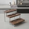 Espresso Tamping Stand Space-Saving Coffee Tool Holder Wood for Café, Baristas
