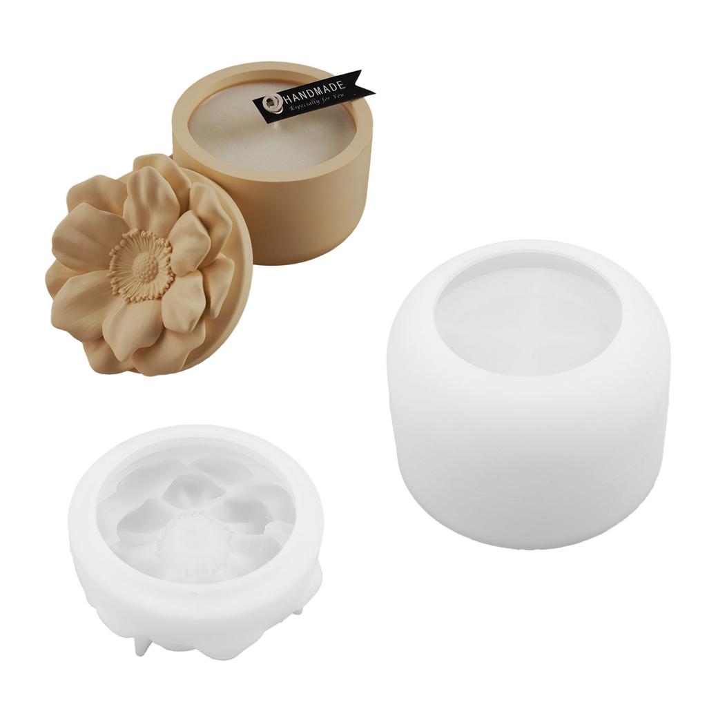 Large Flower Sturdy Silicone Resin Mould for Epoxy Castes Jewelry Dishes Jar Making Creative Craft Supplies Projects