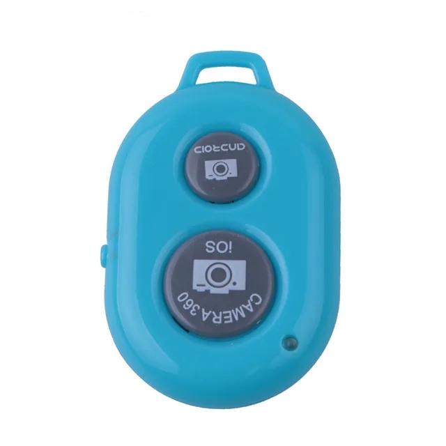 

Кнопка дистанційного керування. Бездротова Bluetooth-камера з автоспуском, селфі-палкою для смартфона синій