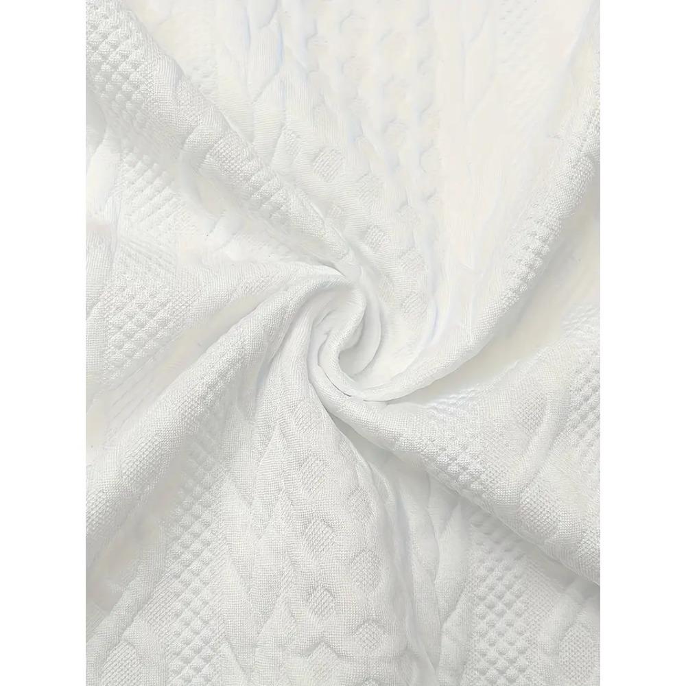 Elegantes Damen Langarm Sweatshirt mit Reißverschluss und Baseballkragen, mit Fake-Taschen - Strukturierter Zopfstrick