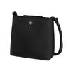 Tory Burch Emerson Logo Magnetic Closure Leather Bucket Bag Women Handbags Black 147938-001