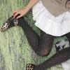 Ash Brown Sugar Dot Stockings