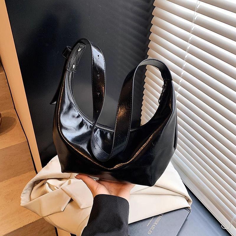 

2025 Women s Versatile Casual Crossbody Dumpling Bag чёрный