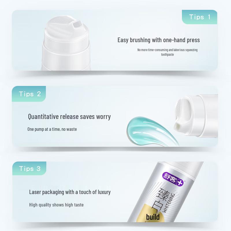 Shuke Liquid Pump Whitening Toothpaste