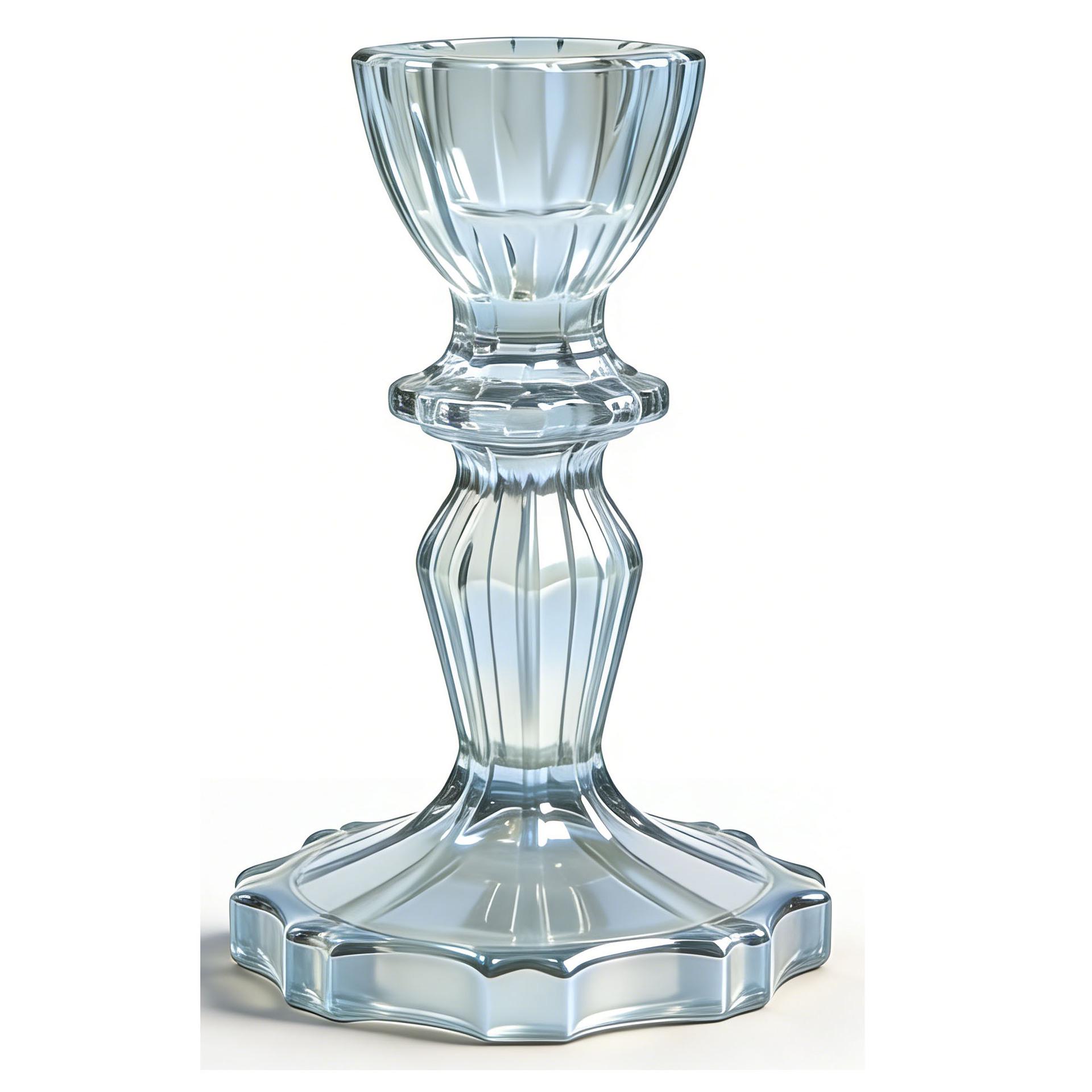 Ретро Креативный стеклянный подсвечник для свадеб, вечеринок и фестивалей – Подсвечник на длинной ножке