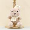 Sweet Teddy Bear Plush Keychain Soft Stuffed Animal Toy In Colors Different