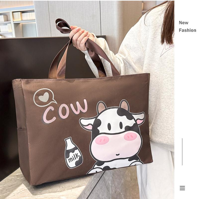 Short Distance Travel Storage Bag Large Capacity Tote Bag Lightweight Leisure Luggage Bag Hand Pulled Luggage Storage Waterproof Bag