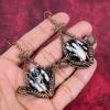 White buffalo turquoise earring copper wire wrapped earring handmade jewelry real gemstone earrings copper wire wrap jewelry gifts for wife