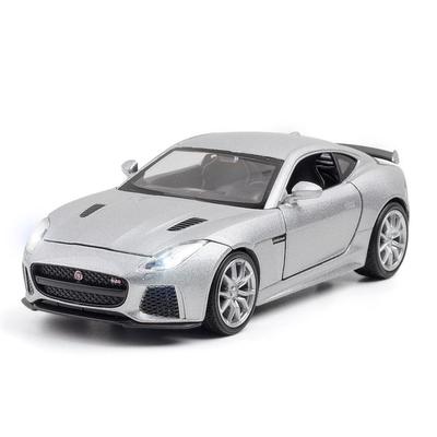 1:32 Scale F-TYPE Coupe Alloy Car Model, Diecast Metal Toy Vehicles Car Model, with Sound and Light for Boys Toy Children Gift