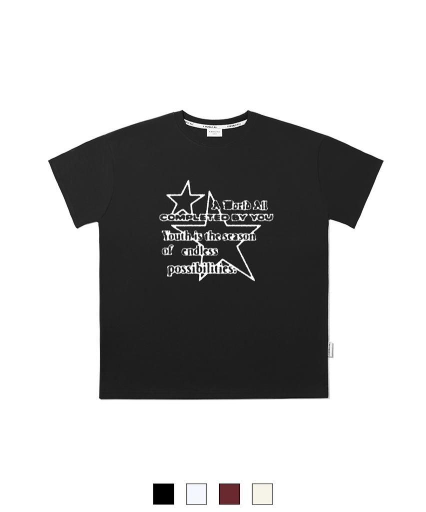 A WORLD ALL Star Stream Women'S Crop Short Sleeve (Sacawa-0011)