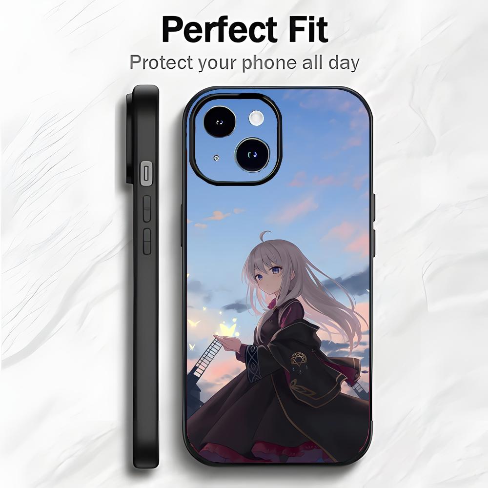Fantasy Japanese Anime W-Wandering Witch Phone Case Phone Case Soft Packaging Lightweight For iPhone17 16 15 14 13ProMax