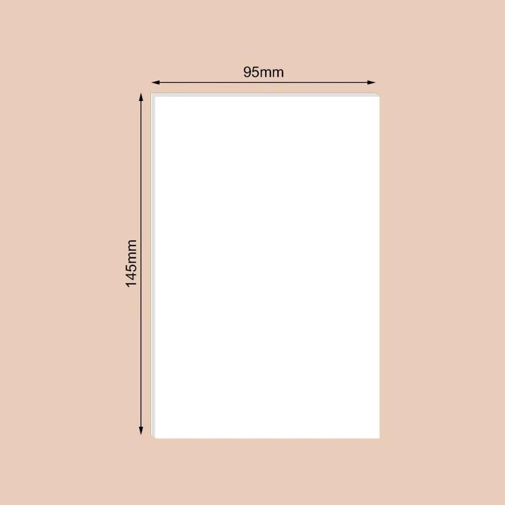 50pcs Hand Graffiti Kraft Paper Blank Gift Postcard New Cardboard  Message Card