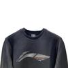 Li Ning Sweatshirts Men's Black Crew Neck Moderate Regular AWDU397-5