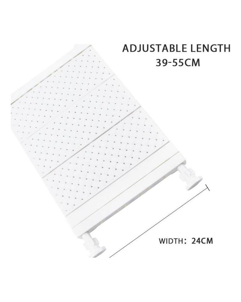 Adjustable Closet Shelf Organizer Kitchen Space Saving Storage Shelf Wall Mounted Kitchen Shelves