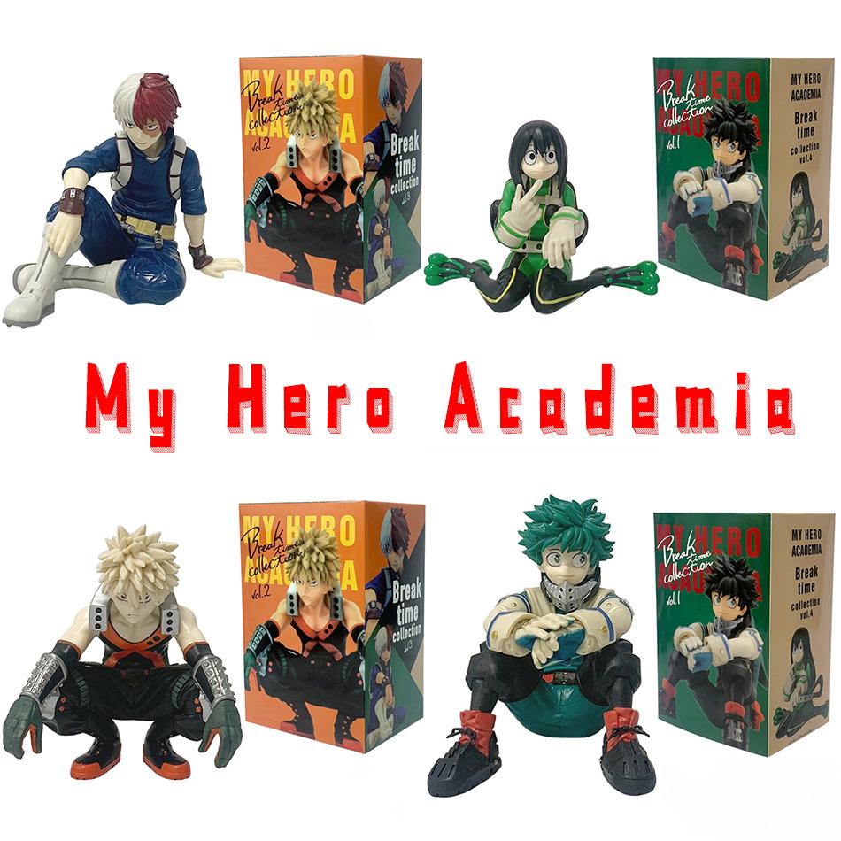Disponibile10 stili Anime My Hero Academia Midoriya Izuku Bakugou Katsuki Ochaco Uraraka Figure Anime Giocattoli per Bambini Regalo di Natale