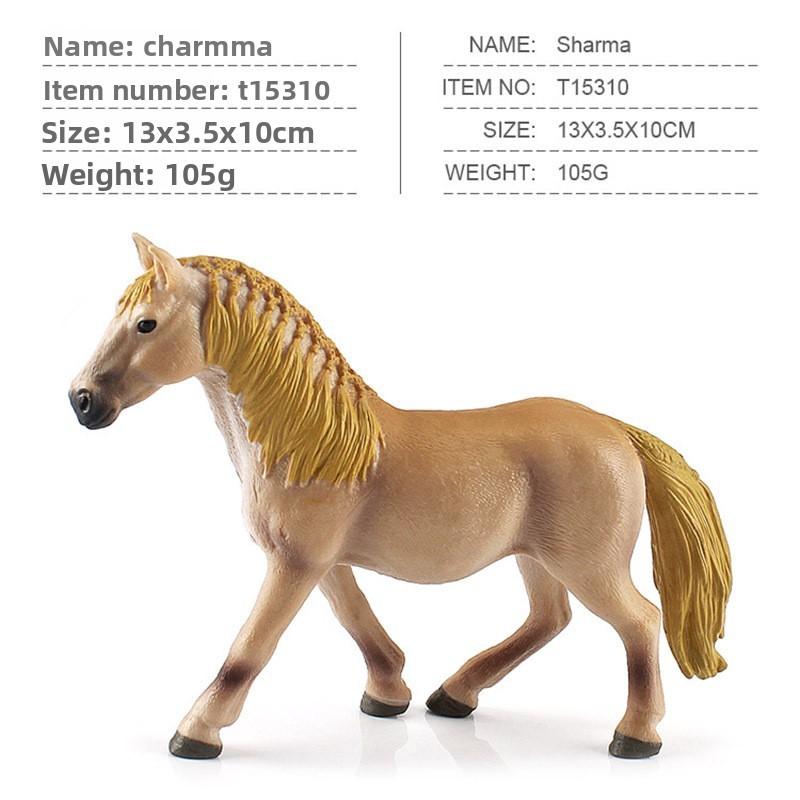 Simulated Steed Horse Pvc Model Collectible Figurine For Kids And Animal Enthusiasts