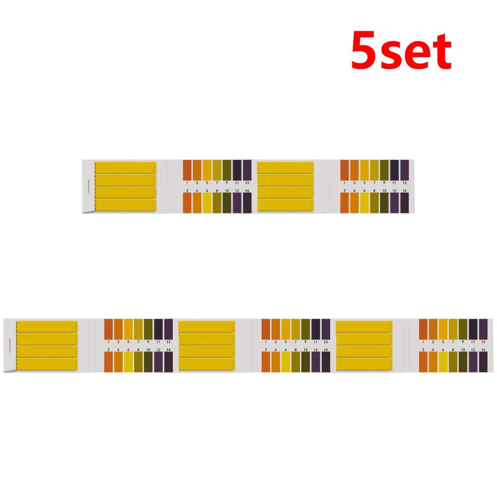 80-800pcs PH Test Strips 1-14 PH Litmus Paper with Comparison Chart Water Cosmetics Soil Acidity Test Strip Precision for Water