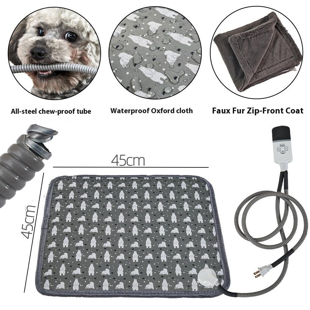 Pet Heating Pad Electric Blanket Cat and Dog Mat Waterproof Electric Heating Pad