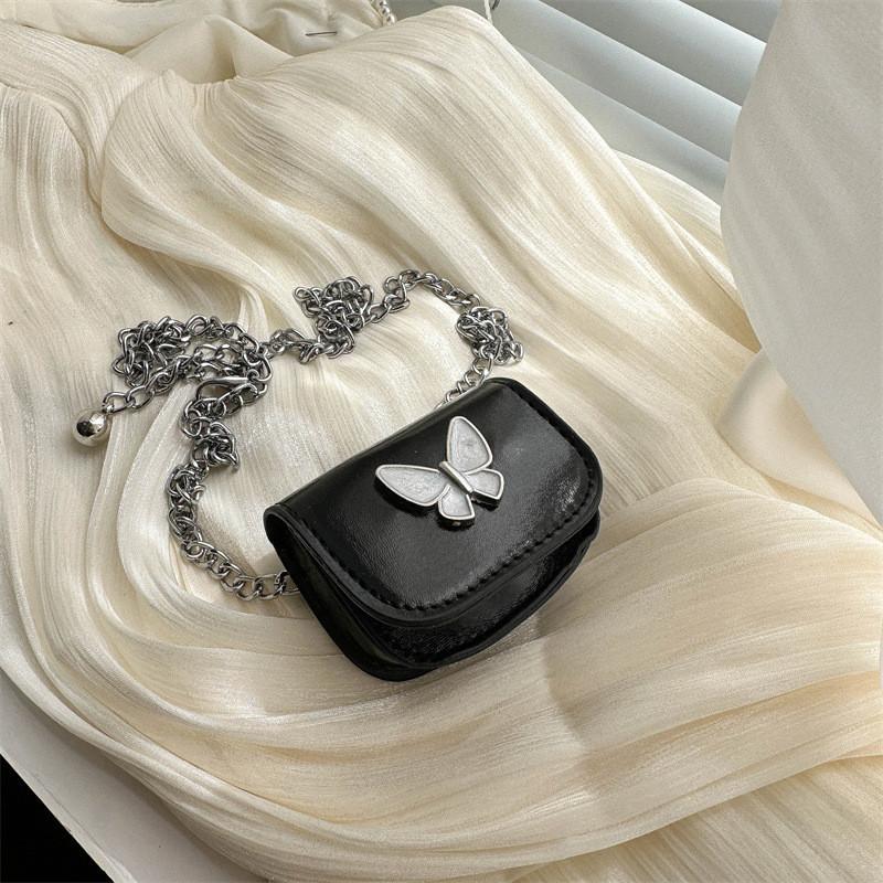 Fashionable Unique Butterfly Decorated Shoulder Bag For Women 2024 Spring New Cross Saddle Armpit Bag
