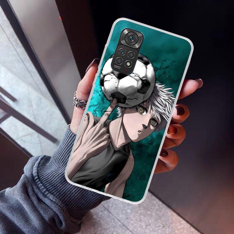 Blue Lock Nagi Seishiro Phone Case For Xiaomi Redmi Note 10 11 12 13 14 15 Pro Plus 11S 12S 14S 11T 11E 10S Soft TPU Back Cover