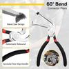 4Pcs Electrical Disconnect Pliers Set with 8 Terminal Tools for Car Mechanics & DIY