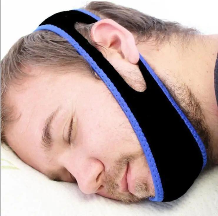 New Neoprene Anti Snore Chin Strap Adjustable Sleep Support Belt Stop Snoring Jaw Solution Apnea Care Tool