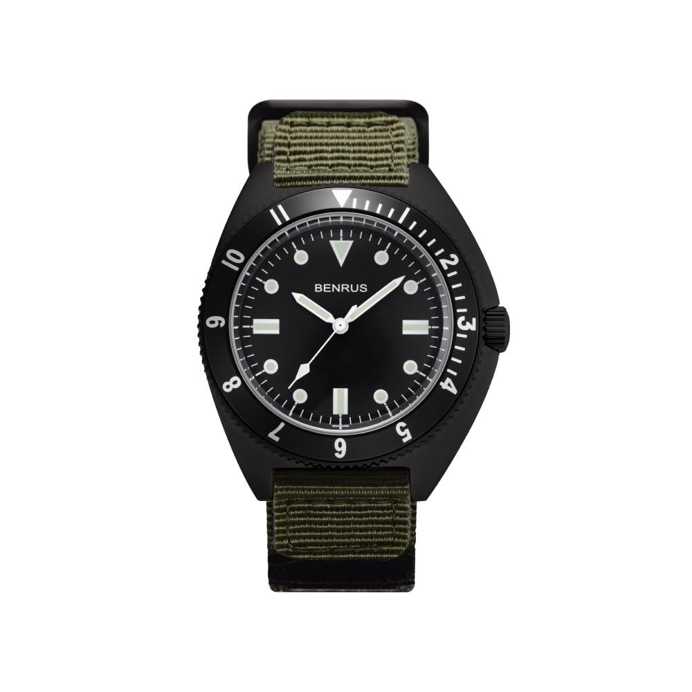 

Watch [Benrus] TYPE-1-BK-COMBAT-KH Men s Black/Khaki чорний