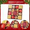 Christmas Ball Ornaments Set Tree Decor Novelty Reusable Xmas Baubles Pendants for