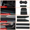 Per Range Rover Evoque L538 Kit Tappetini per vani portaoggetti 2012-2018 Gomma Antiscivolo Pad per scanalature portiere Sottobicchieri per portabicchieri