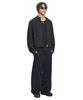 Nomaenyueol Tilted Side Line Pants - Washed Black