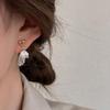 2025 Luxury Flower Shell Pearl Stud Earrings: Elegant Niche Design for Women