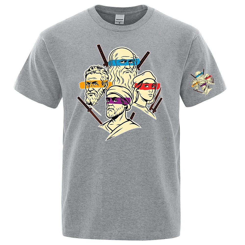 Art Ninja Funny The Unisexs Regular Shortsleeved Shirt Is Made Of Soft And Comfortable Fabric And Is Suitable For Summer T Shirt